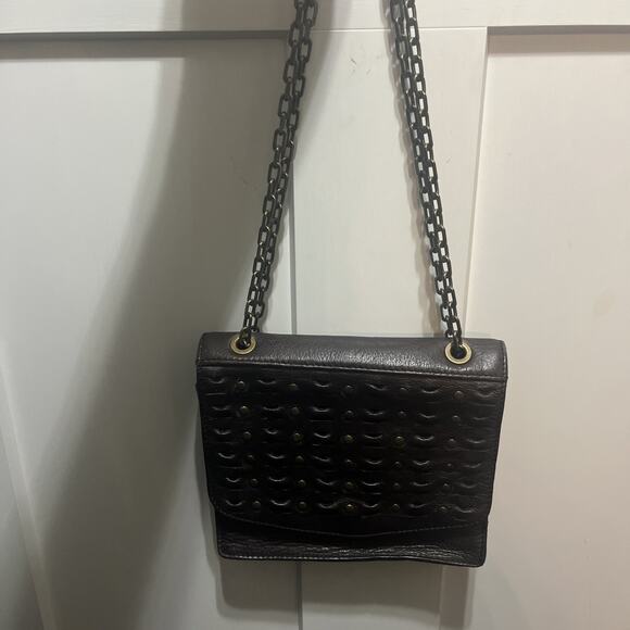 Frye Handbags - Frye Jade Leather Crossbody Or Double Chain Strap Shoulder Purse Brown MSRP $198